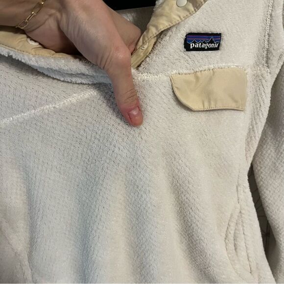 Patagonia Retool Fleece Pullover White - Picture 3 of 6